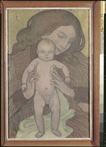 マタニティ、ジャンポールヌード、1895 作： Maurice Denis